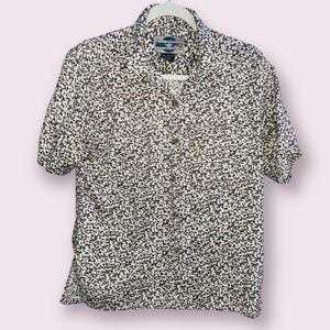 Floral Exofficio Travel Wear Short Sleeve Collared Button Up Shirt
